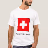 Flagge Schweiz (Schweiz) T-Shirt (Vorderseite)