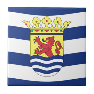 Flagge Seelands Fliese