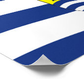 Flagge Seelands Poster (Ecke)