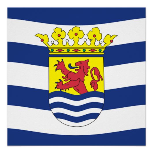 Flagge Seelands Poster (Vorderseite)
