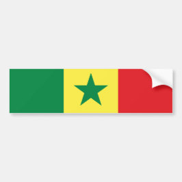 Flagge Senegals Autoaufkleber