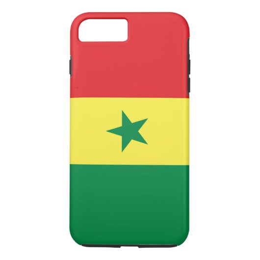 Flagge Senegals Case-Mate iPhone Hülle (Rückseite)