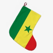 Flagge Senegals Großer Weihnachtsstrumpf (Vorderansicht (hängend))