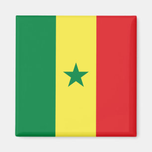 Flagge Senegals Magnet