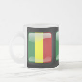 Flagge Senegals Mattglastasse (Links)