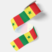 Flagge Senegals Satinband (Rückseite)