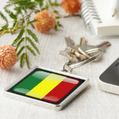 Flagge Senegals Schlüsselanhänger (Seite)