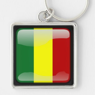 Flagge Senegals Schlüsselanhänger