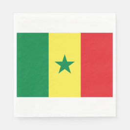 Flagge Senegals Serviette