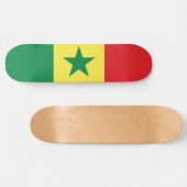 Flagge Senegals Skateboard (Horizontal)