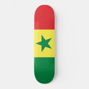 Flagge Senegals Skateboard