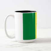 Flagge Senegals Zweifarbige Tasse (Links)