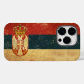 Flagge Serbien Case-Mate iPhone Hülle (Rückseite (Horizontal))