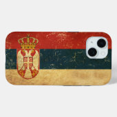 Flagge Serbien Case-Mate iPhone Hülle (Rückseite (Horizontal))