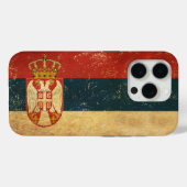 Flagge Serbien Case-Mate iPhone Hülle (Rückseite (Horizontal))