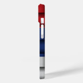 Flagge Serbien Case-Mate iPhone Hülle (Rückseite / Links)