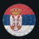Flagge Serbien Dartscheibe<br><div class="desc">Flagge Serbien</div>