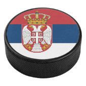 Flagge Serbien Eishockey Puck (3/4)