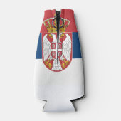 Flagge Serbien Flaschenkühler (Rückseite)