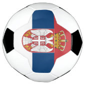 Flagge Serbien Fußball (Gedreht)