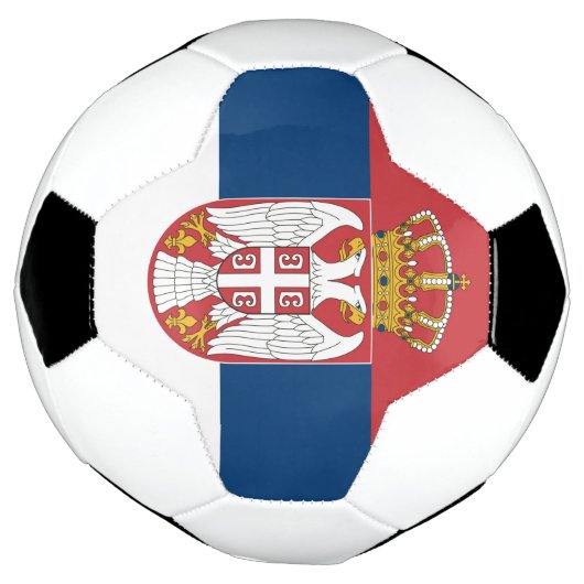 Flagge Serbien Fußball (Gedreht)