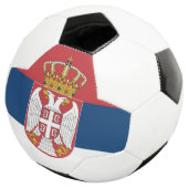 Flagge Serbien Fußball (Dreiviertel)