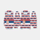 Flagge Serbien Geschenkschachtel (Ungefaltet)