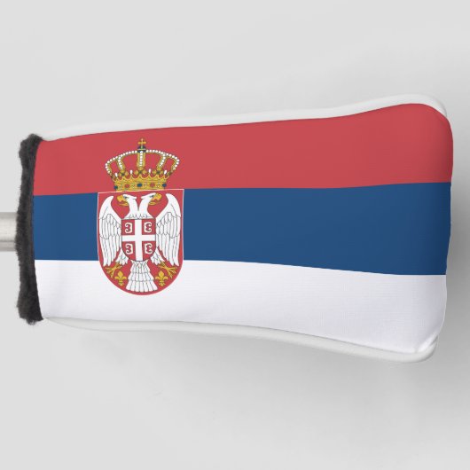 Flagge Serbien Golf Headcover (Vorderseite)