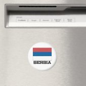 Flagge Serbien Magnet (In Situ (Geschirrspüler))