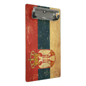 Flagge Serbien Mini Klemmbrett (Schrägansicht)