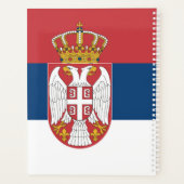 Flagge Serbien Planer (Rückseite)