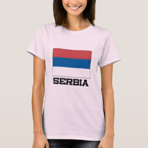 Flagge Serbien T-Shirt
