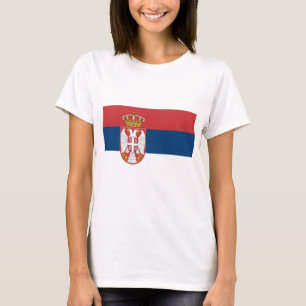 Flagge Serbien T-Shirt