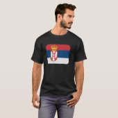Flagge Serbien T-Shirt (Vorne ganz)
