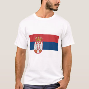 Flagge Serbien T-Shirt