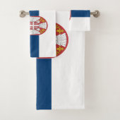 Flagge Serbiens Badhandtuch Set (Insitu)