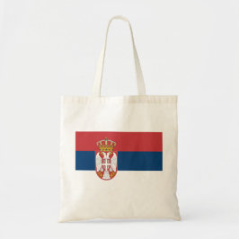 Flagge Serbiens Tragetasche