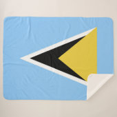 Flagge Sherpadecke (Vorderseite (Horizontal))