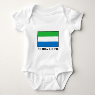 Flagge Sierra Leones Baby Strampler