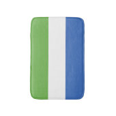 Flagge Sierra Leones Badematte (Vorderseite Vertikal)