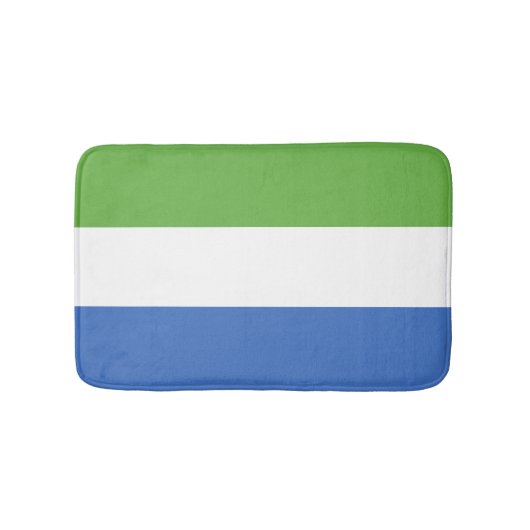 Flagge Sierra Leones Badematte (Vorderseite)