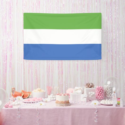 Flagge Sierra Leones Banner (Party)