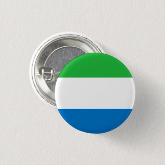 Flagge Sierra Leones Button (Vorne & Hinten)