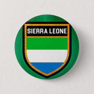 Flagge Sierra Leones Button