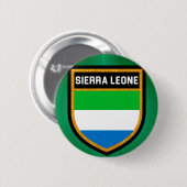 Flagge Sierra Leones Button (Vorne & Hinten)