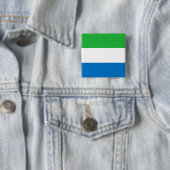 Flagge Sierra Leones Button (Beispiel)