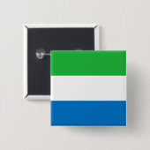Flagge Sierra Leones Button (Vorne & Hinten)