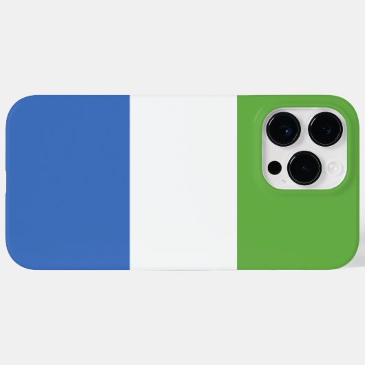 Flagge Sierra Leones Case-Mate iPhone Hülle (Rückseite (Horizontal))