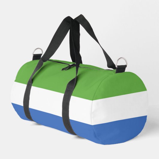 Flagge Sierra Leones Duffle Bag (Linke Seite)