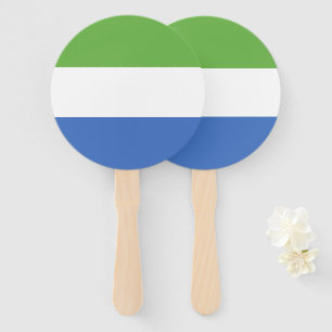 Flagge Sierra Leones Fächer